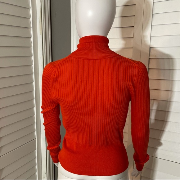 Orange Zara Turtleneck - Picture 5 of 6